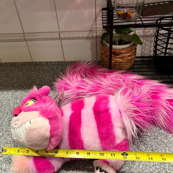 Disney Alice in Wonderland Cheshire Cat Long Tail Stole BOA Scarf Plush Doll New - Picture 3 of 5